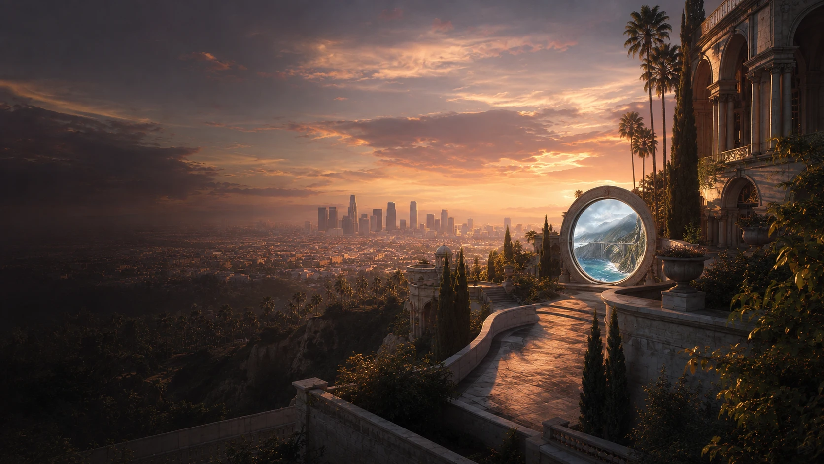 Imagined Los Angeles environment